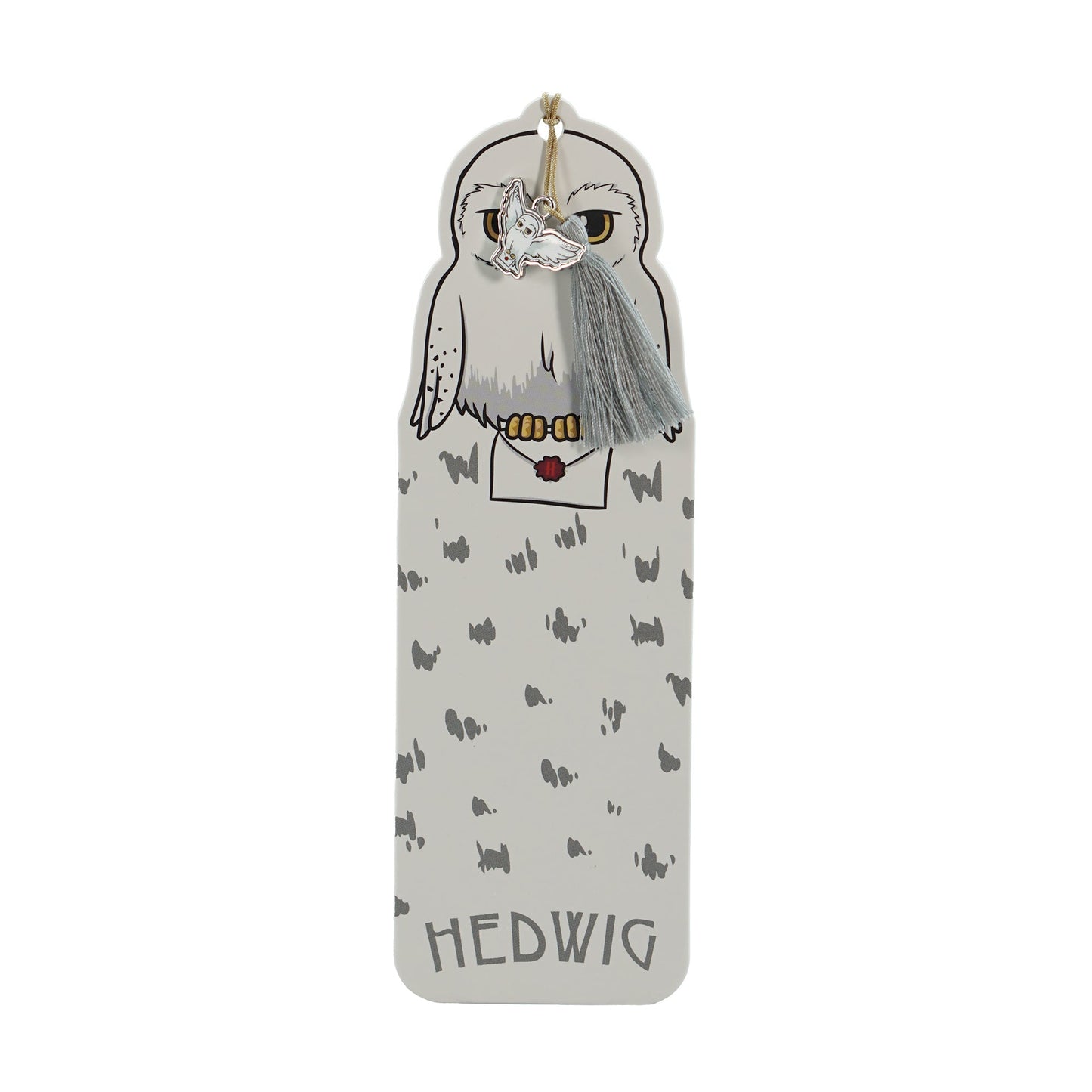 Harry Potter Hedwig Bookmark with Charm and Tassel