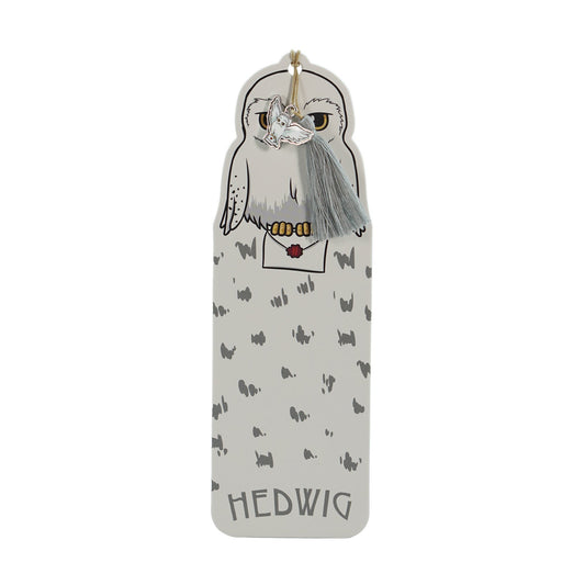 Harry Potter Hedwig Bookmark with Charm and Tassel