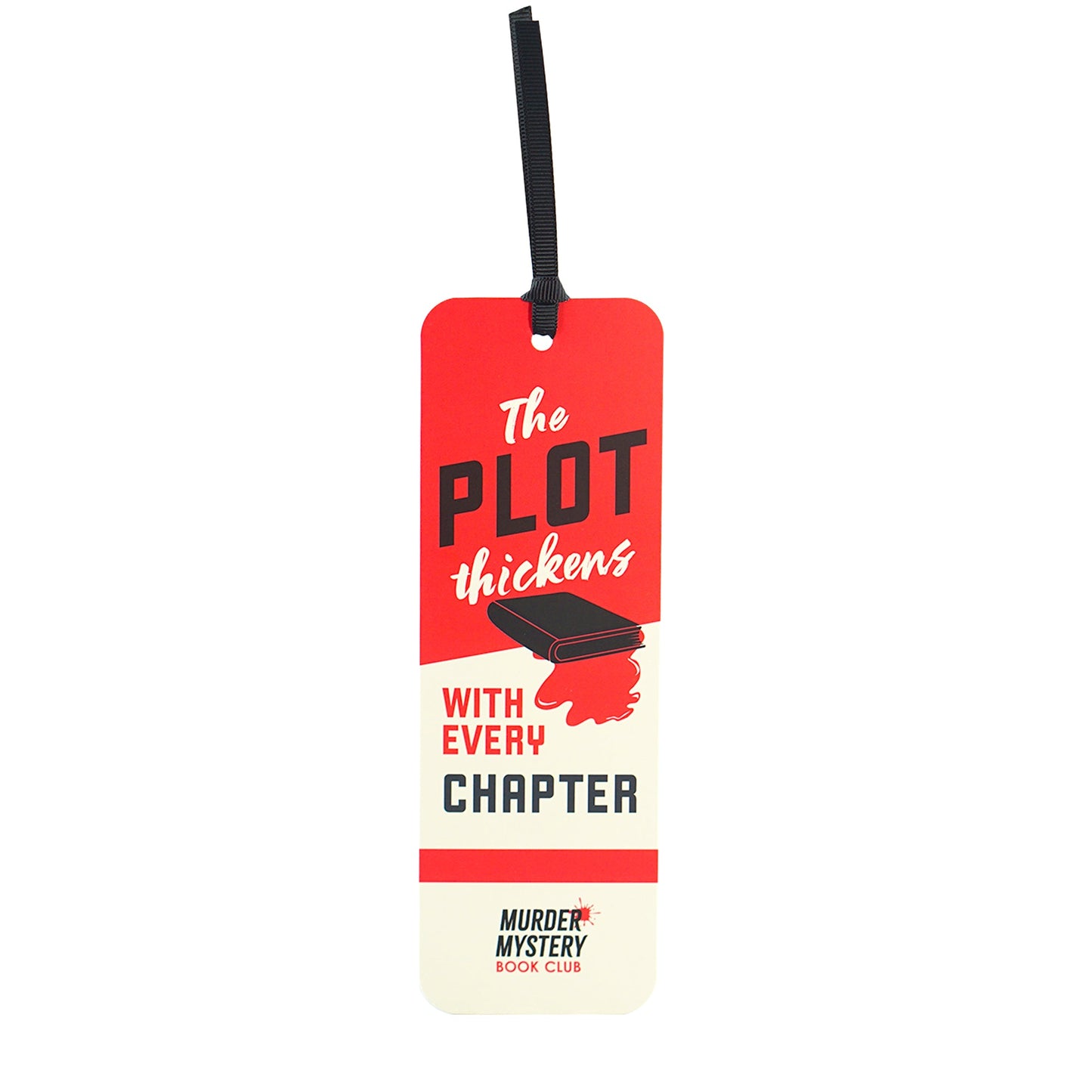 Murder Mystery Club Paper Bookmark