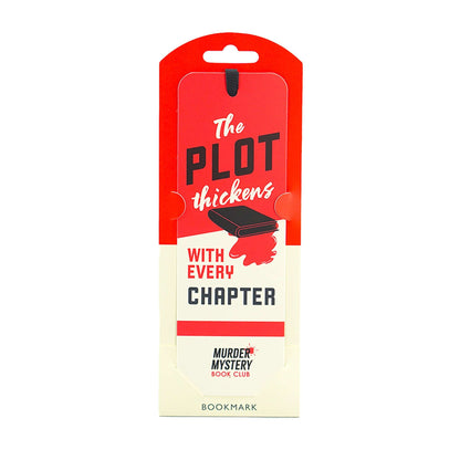Murder Mystery Club Paper Bookmark