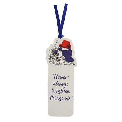 Marque-page Paddington - en forme de papier Fleurs