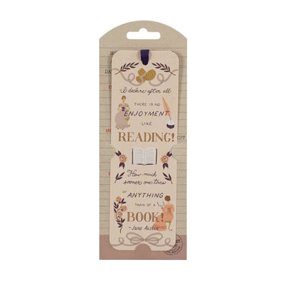 Marque-page papier Jane Austen - Orgueil et Préjugés