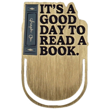 Metal Bookmark Pulteney Press Good Day