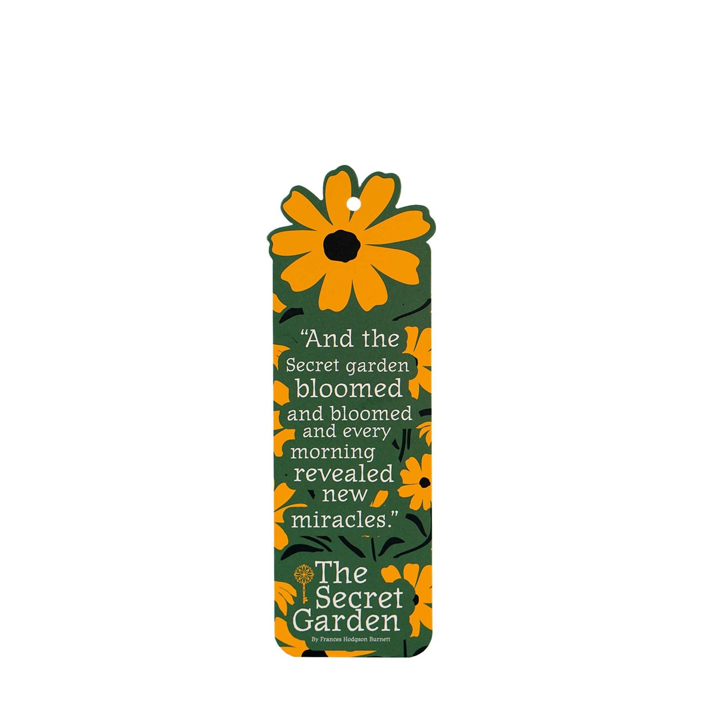 The Secret Garden Bookmark with charm and tassel
