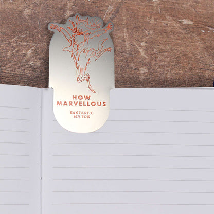 Roald Dahl Fantastic Mr Fox metal bookmark