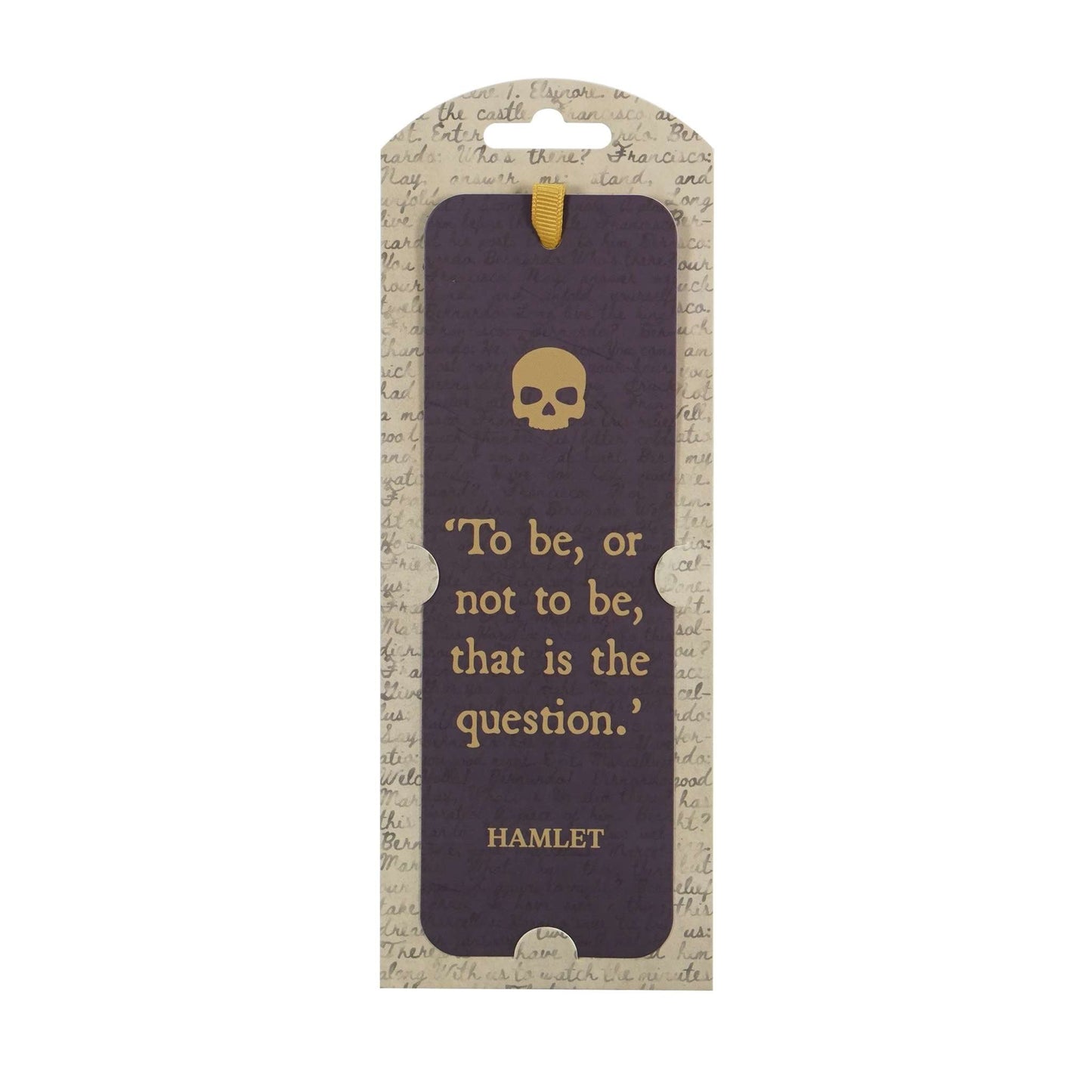 Marque-page papier Shakespeare - Hamlet