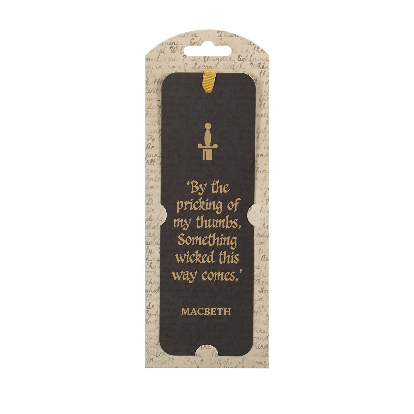 Marque-page papier Shakespeare - Macbeth