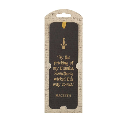 Marque-page papier Shakespeare - Macbeth