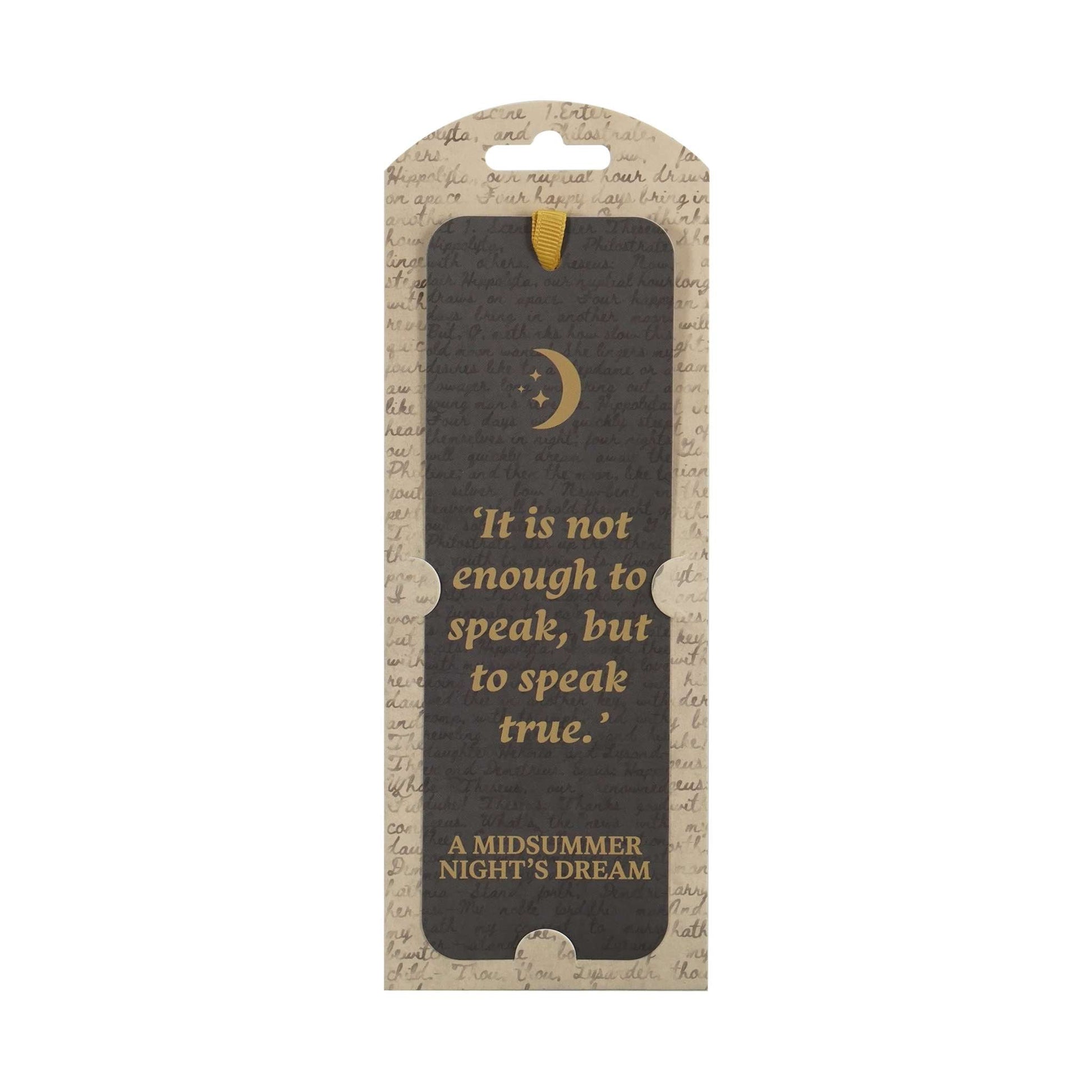 Marque-page papier Shakespeare - Le Songe d'une nuit d'été