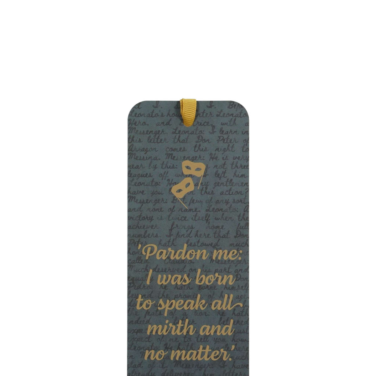 Marque-page papier Shakespeare - Beaucoup de bruit pour rien