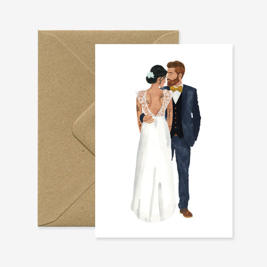 Married Lovers - Greeting Card