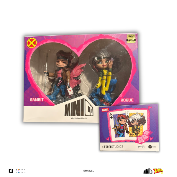 Gambit & Rogue Valentine's Set Figure - X-Men - Mini Co. - Marvel Comics