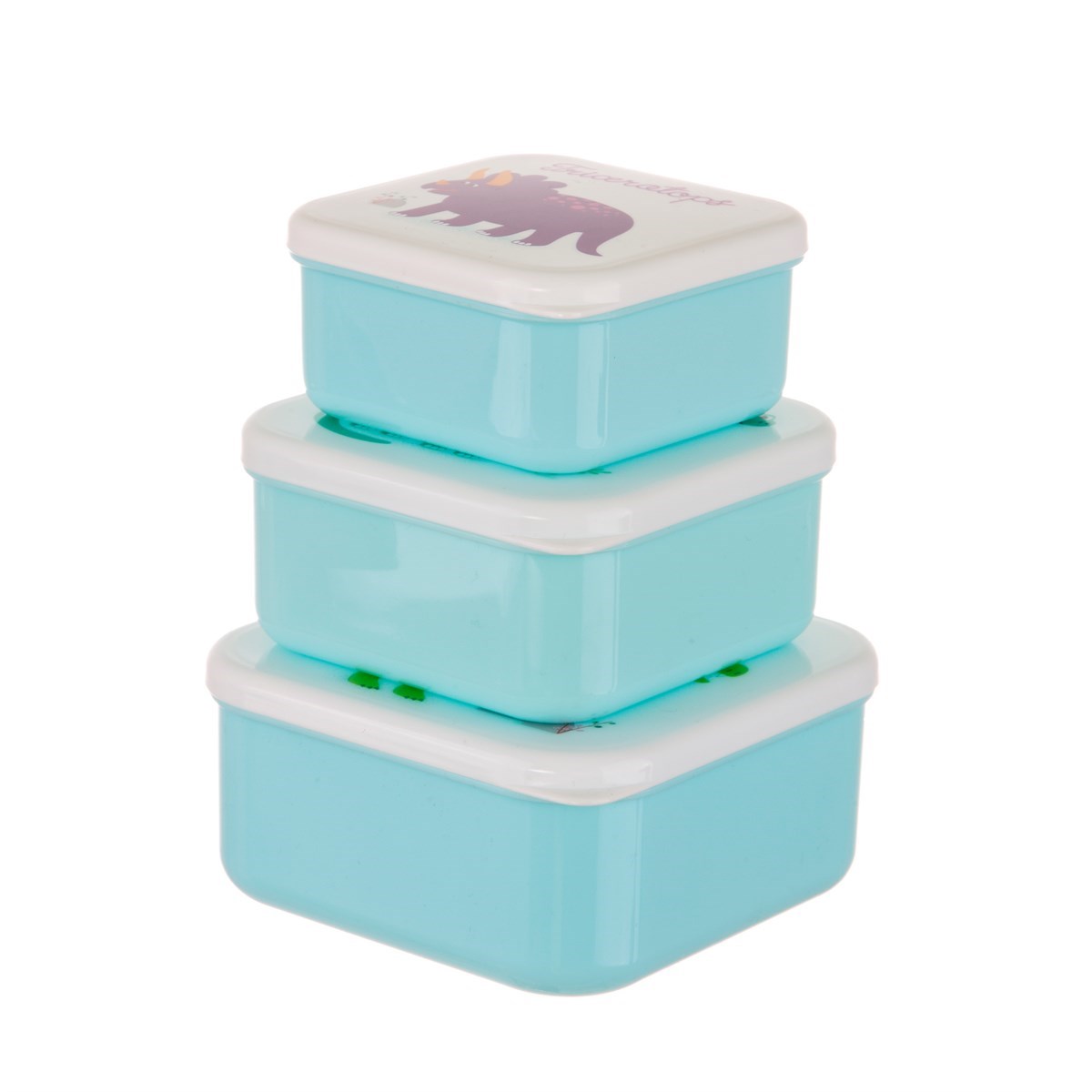 Roarsome Dinosaur Lunch Boxes - Set of 3