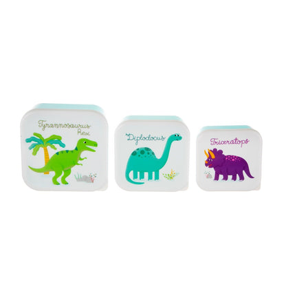 Roarsome Dinosaur Lunch Boxes - Set of 3
