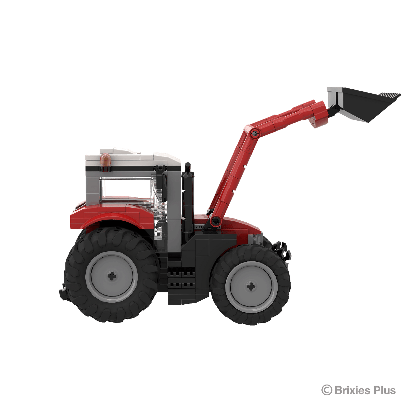 BRIXIES Plus Massey 5S with Front Loader - 1:32