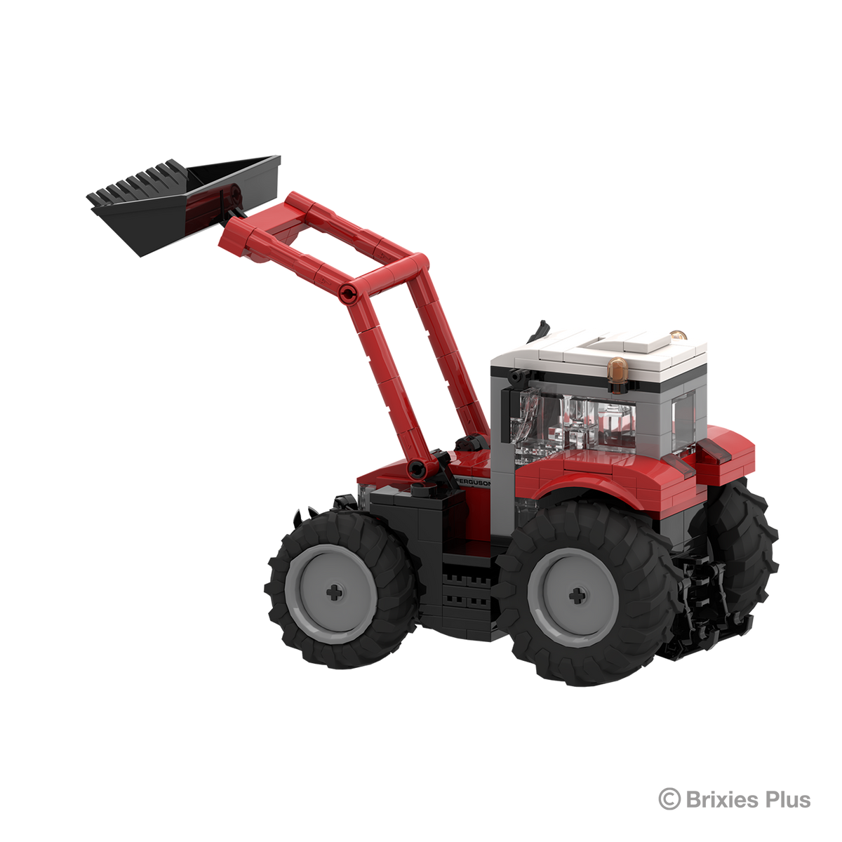 BRIXIES Plus Massey 5S mit Frontlader - 1:32