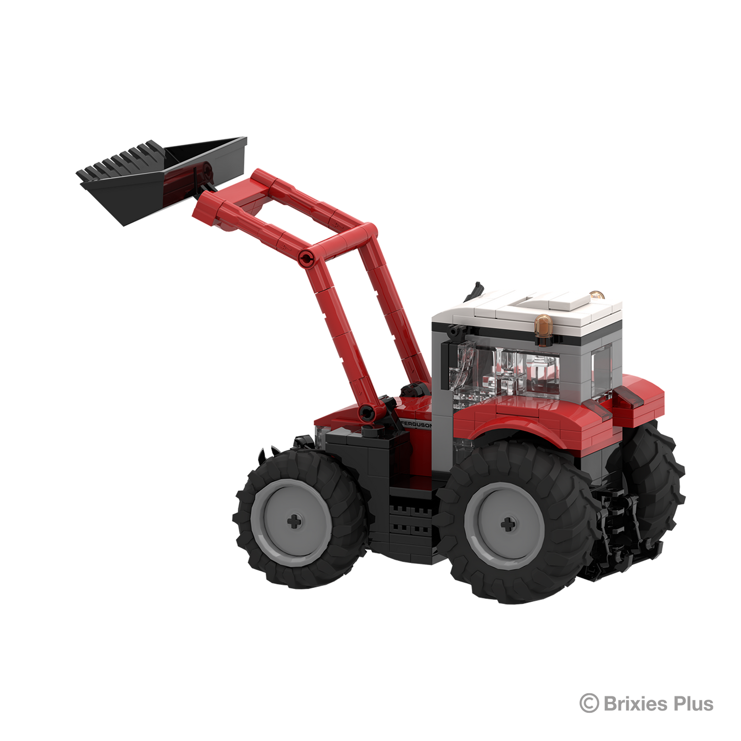 BRIXIES Plus Massey 5S with Front Loader - 1:32