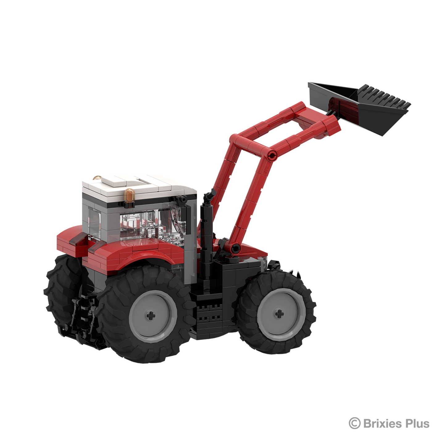 BRIXIES Plus Massey 5S with Front Loader - 1:32
