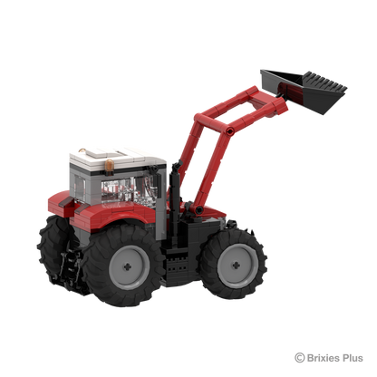 BRIXIES Plus Massey 5S with Front Loader - 1:32