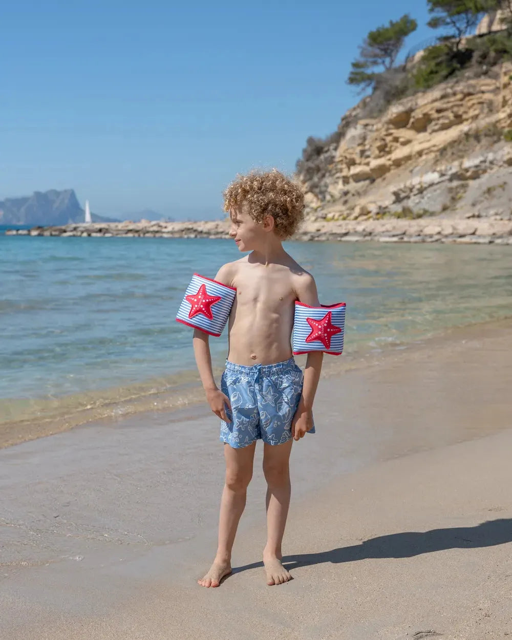 Neoprene armbands for the pool – PEACH