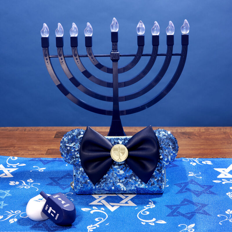 Portamonete di Minnie Mouse - Menorah di Hanukkah 