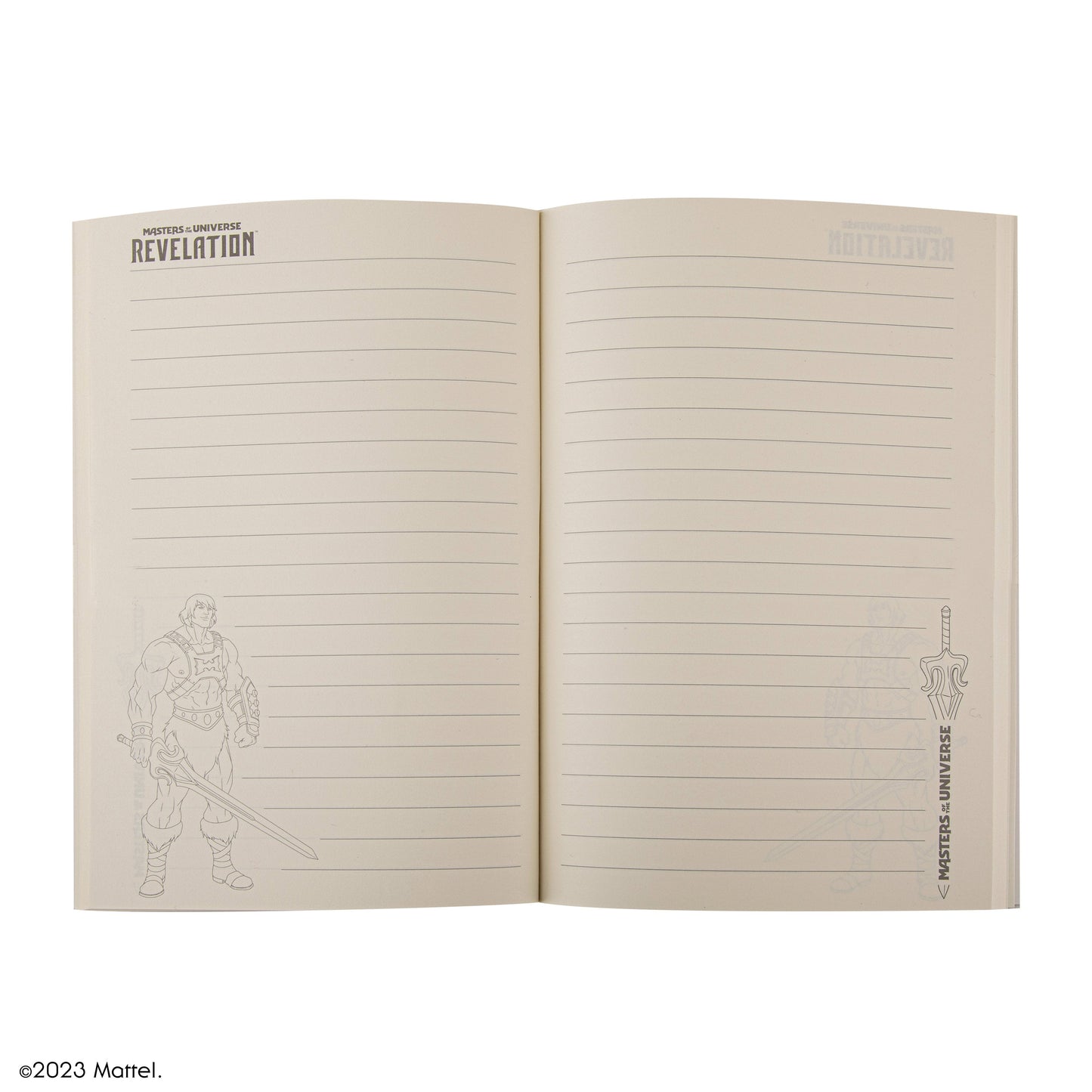 *Set Carnet et Stylo Deluxe Musclor sous le tonnerre