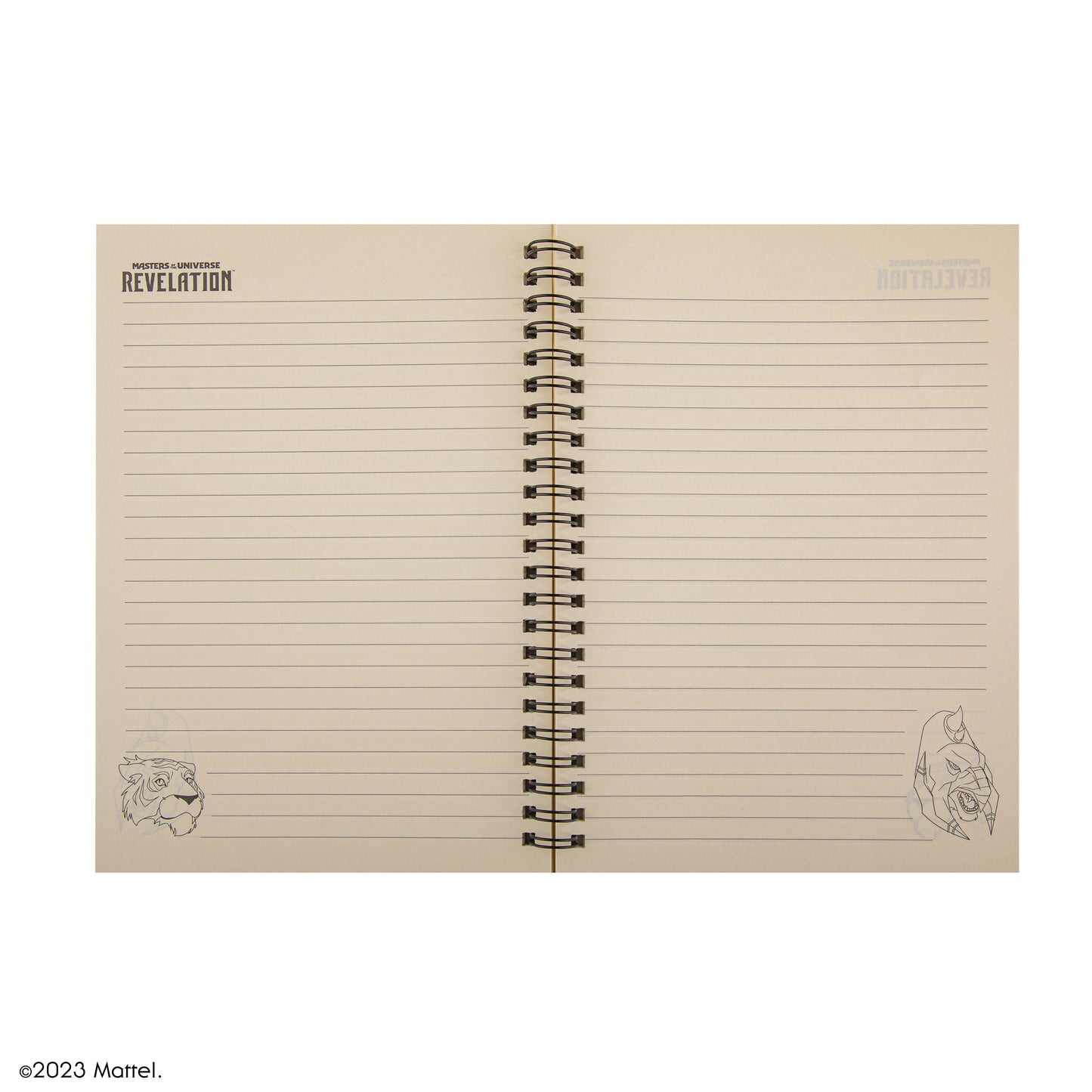 *Tiger fighting notebook