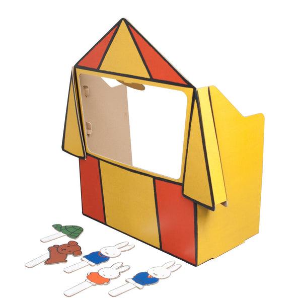 Théâtre de Marionnettes en Carton Lapin Miffy