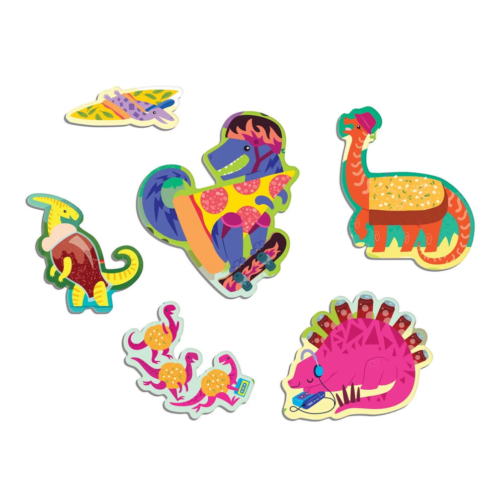 Puzzle Pizzasaurus à gratter et sentir - 60 pièces