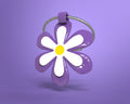 Portachiavi fiore viola