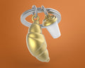 Keyring Croissant
