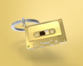 Portachiavi Cassette Dorato