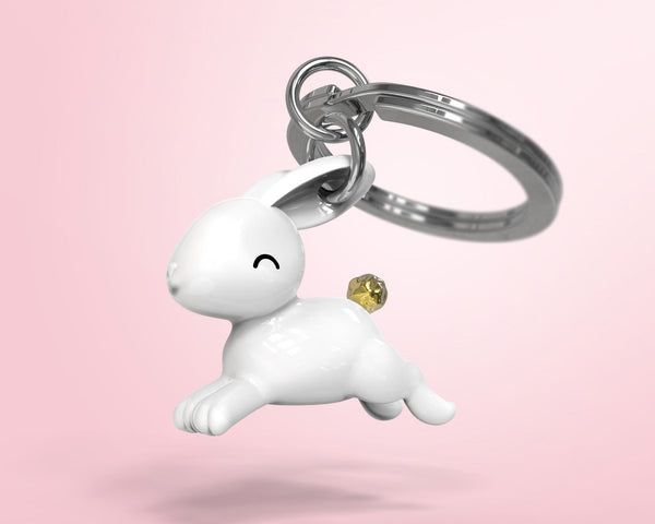 Porte clés Lapin Joyeux Meta[l]morphose | Boutique d'objets cadeaux designs 