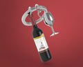 Keyring Wine Bottle
