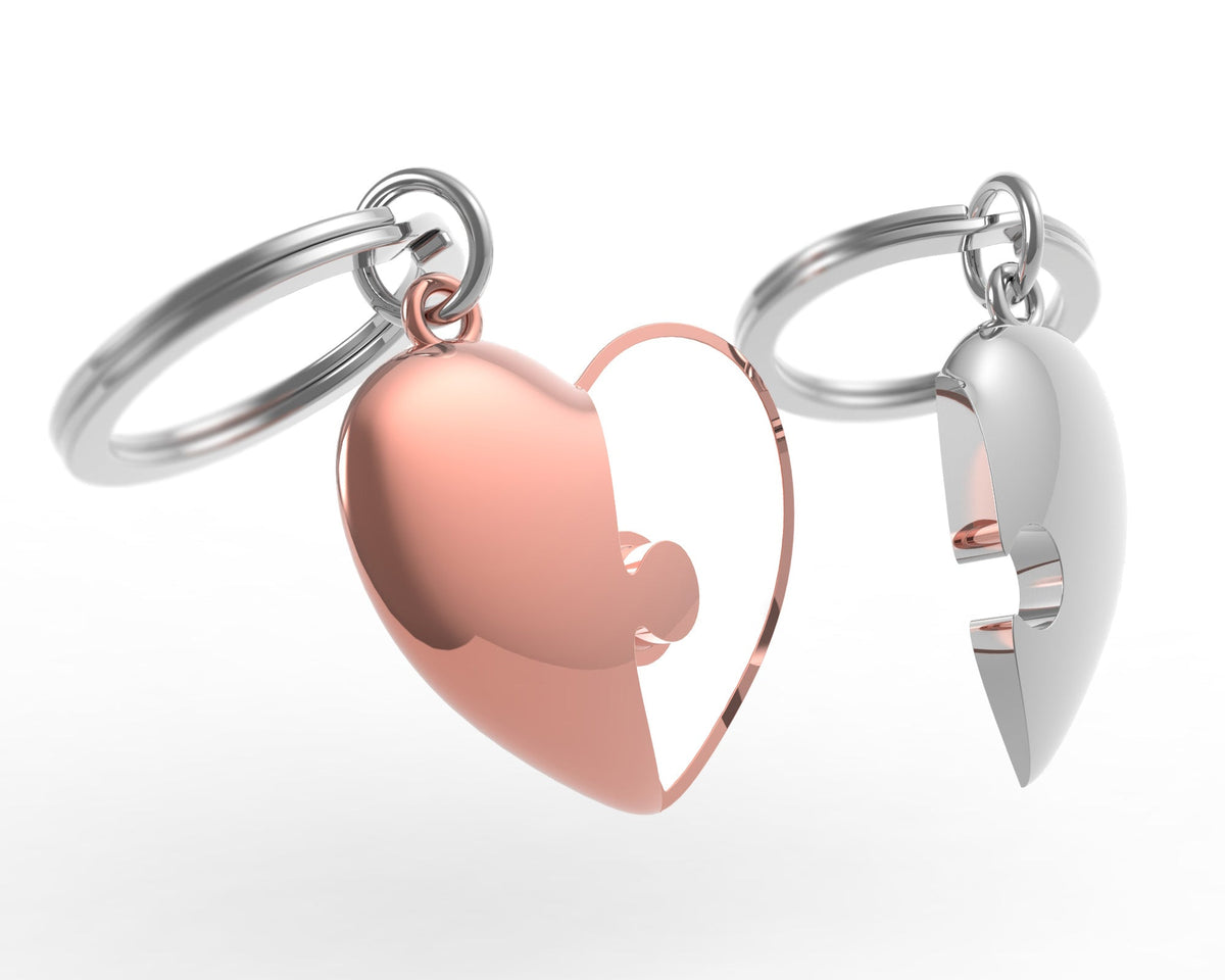 Portachiavi a forma di cuore