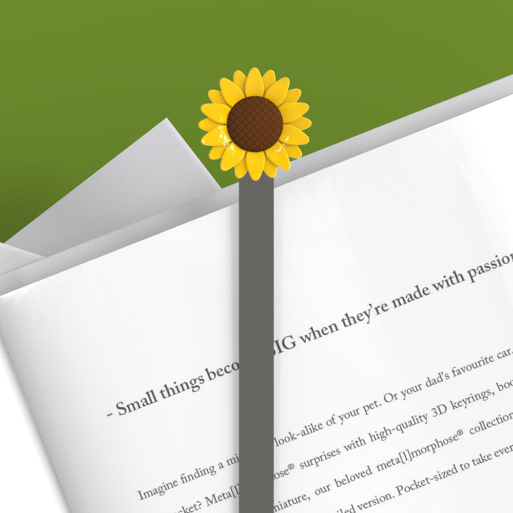 Marque-page Tournesol 3D