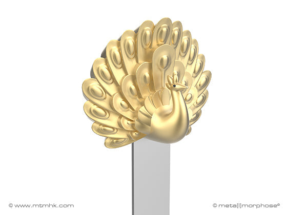 Marque-page Paon Meta[l]morphose – vue principale