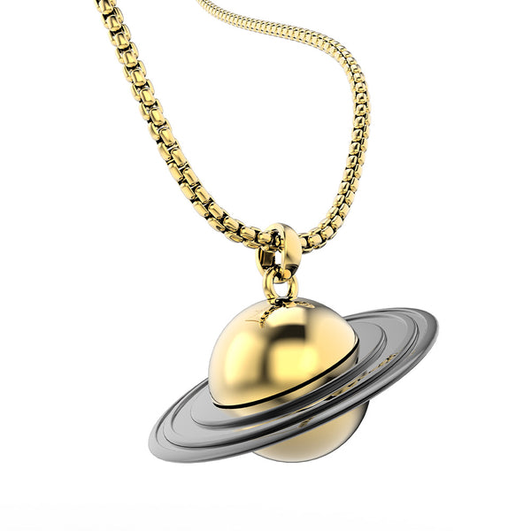 Collier Saturne Meta[l]morphose – vue 2