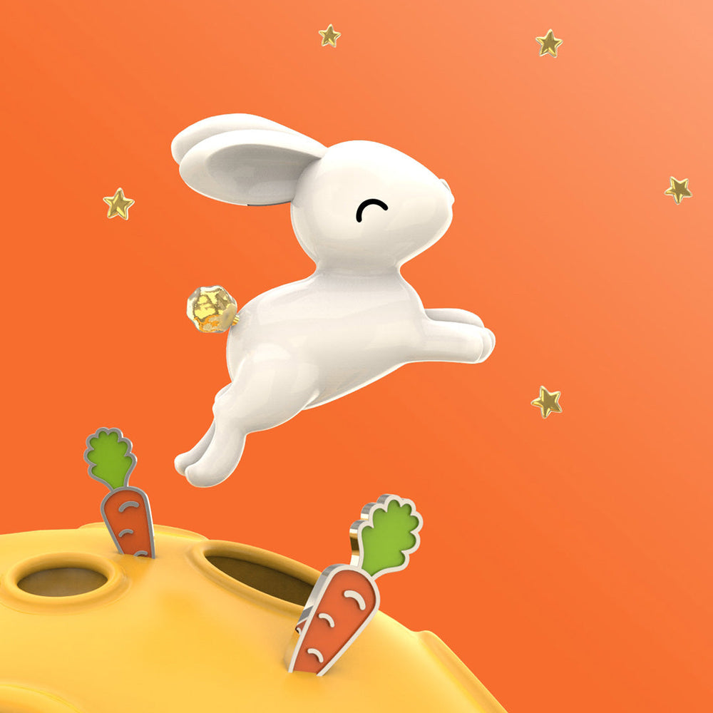Pin Hase und Karotte