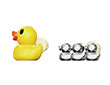 Mother Duck and Ducklings Pins