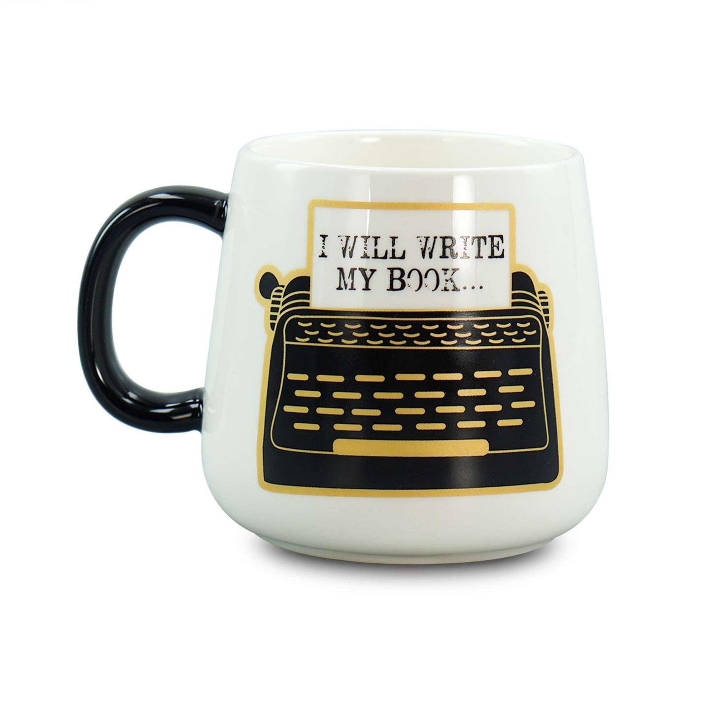 "I Will Write My Book" Oval Mug – 370 ml