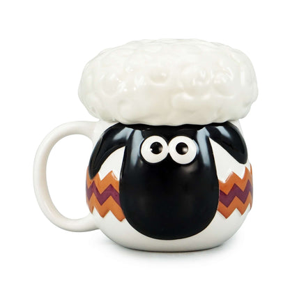 Mug 3D Wallace & Gromit - avec couvercle Shaun