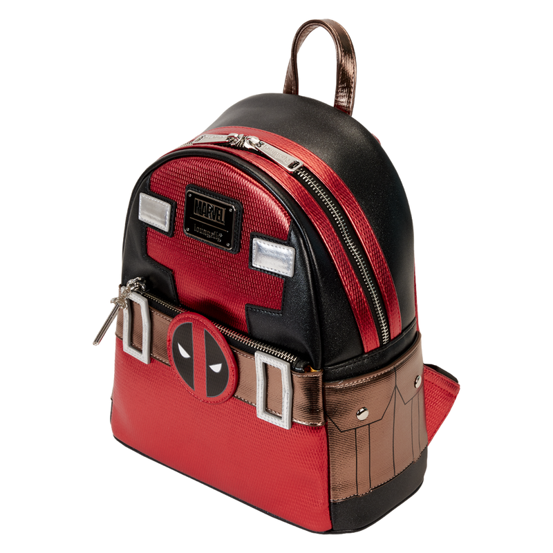 Deadpool Cosplay Mini Backpack - Metallic 