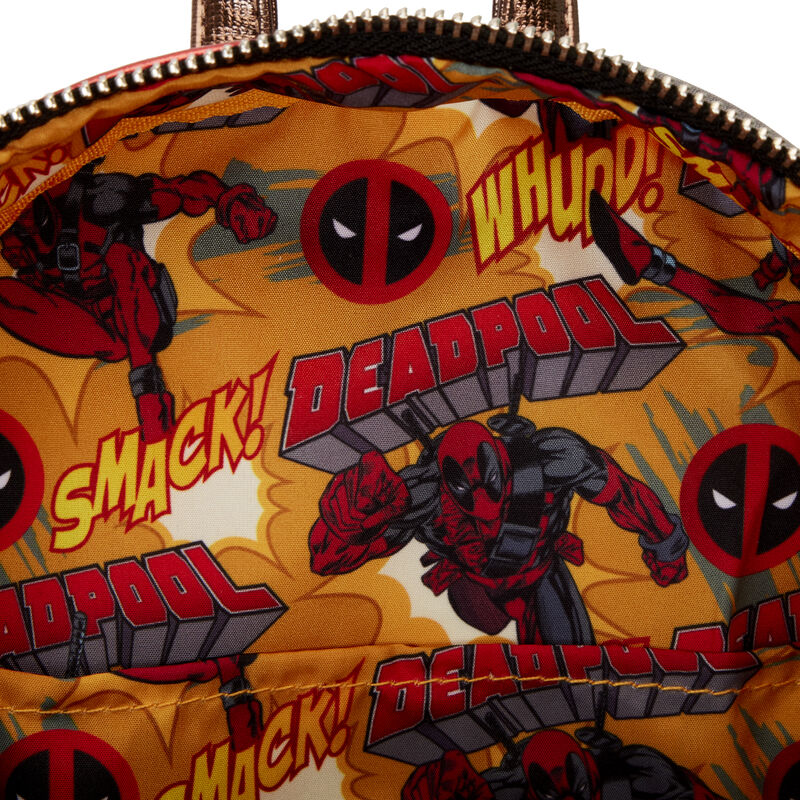 Deadpool Cosplay Mini Backpack - Metallic 