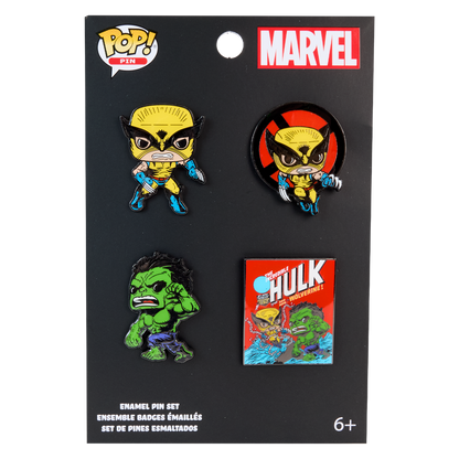 Wolverine 50th Anniversary 4-Pack Pin Set