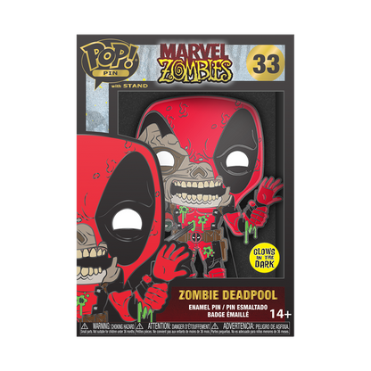 pop pin zombie deadpool glow 33