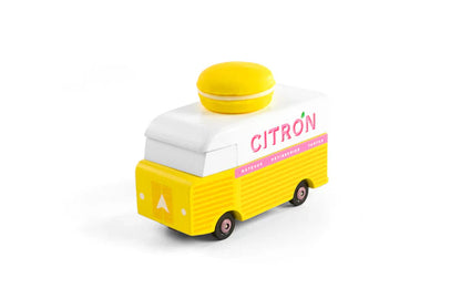 Camionette en Bois Candycar World - Van Macaron Citron