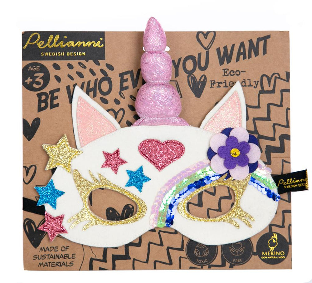 Maschera di lupo unicorno