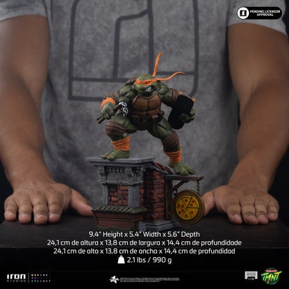 Pre-Order - Michelangelo Unleashed Statue - Teenage Mutant Ninja Turtles - Art Scale 1/10 - Iron Studios