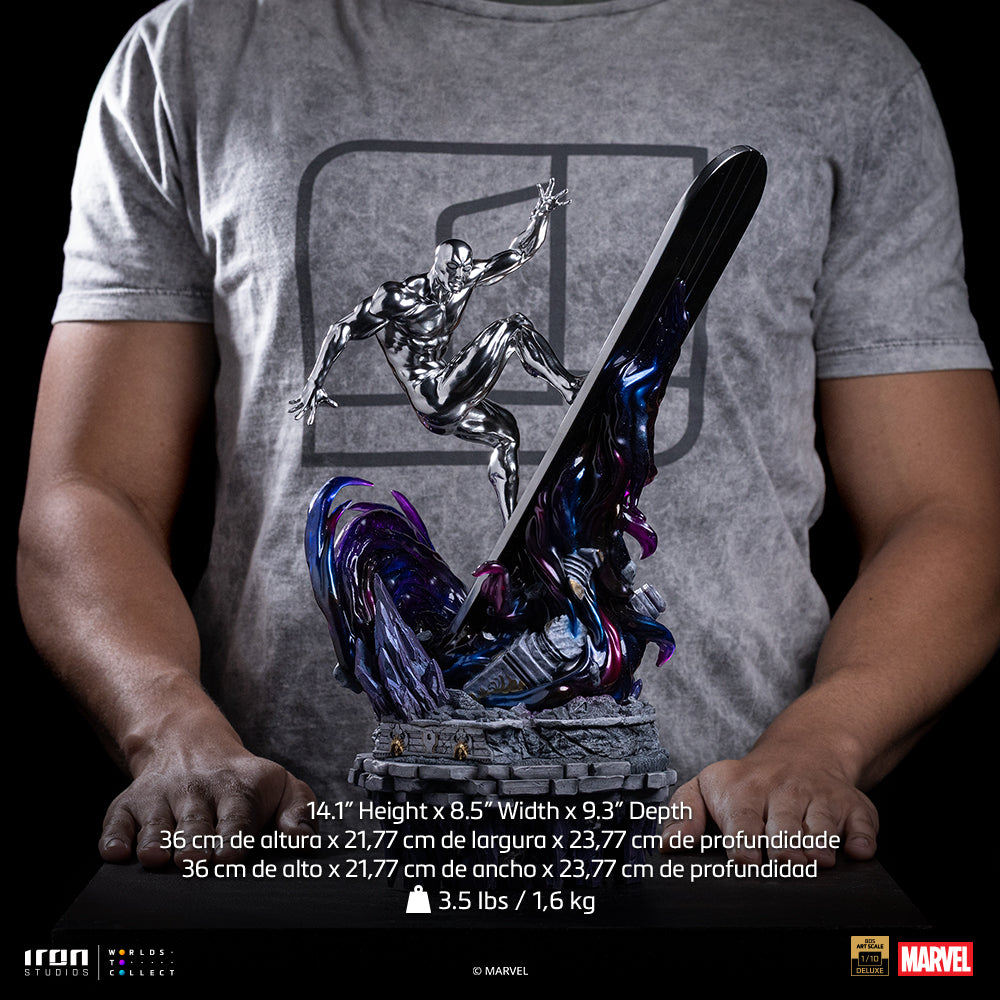 Statue Silver Surfer Deluxe - Infinity Gauntlet Diorama -BDS Art Scale 1/10 - The Fantastic Four